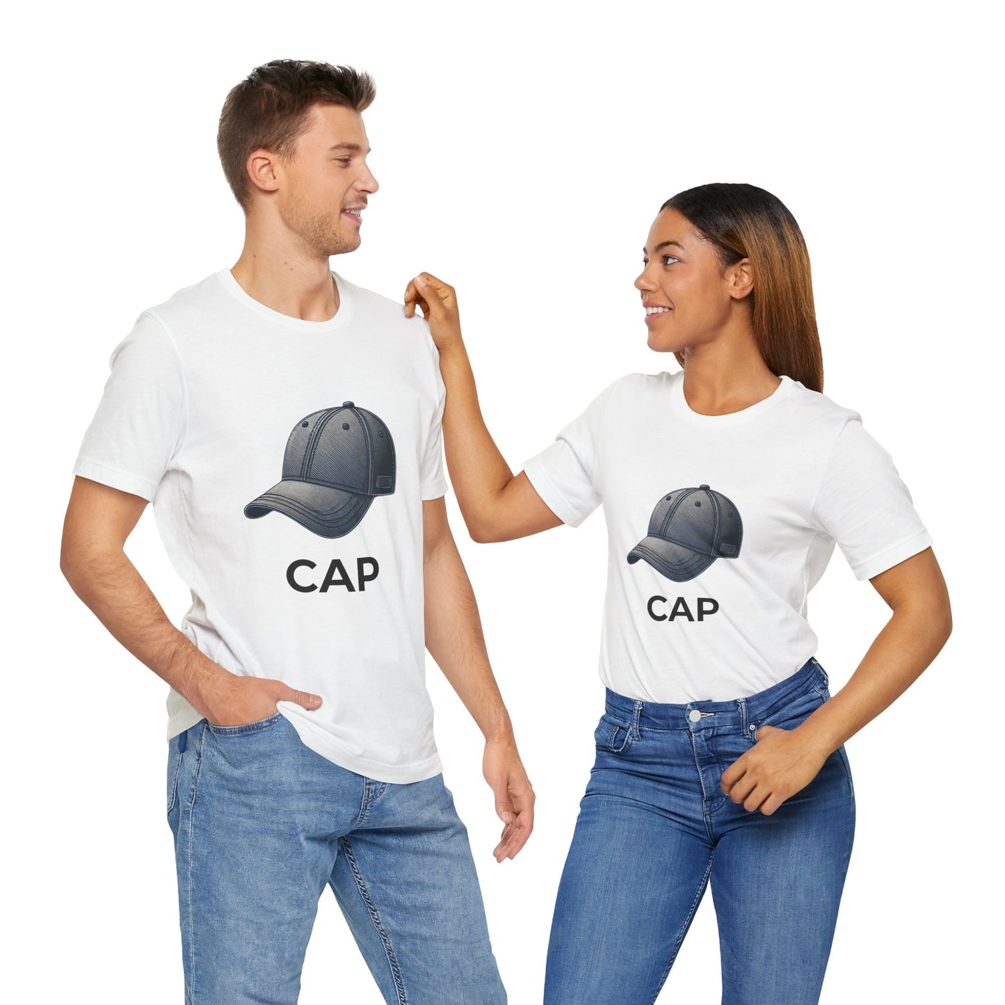 Graphic Tee - Cap/No Cap Slang Funny T-Shirt