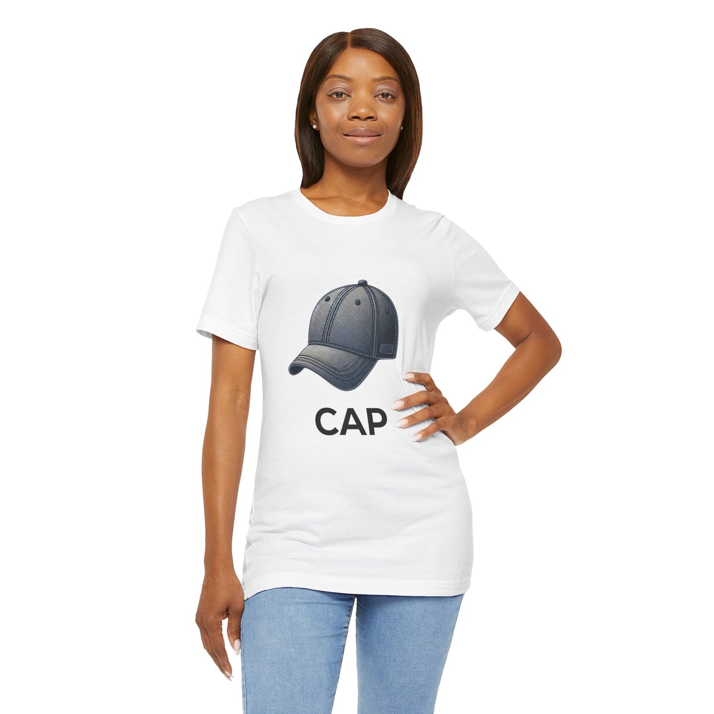 Graphic Tee - Cap/No Cap Slang Funny T-Shirt